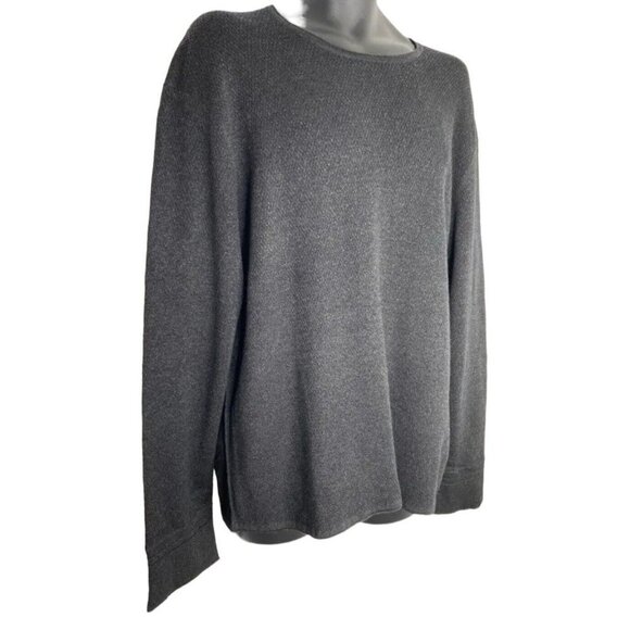 Rag‎ & Bone Men’s Drew Pullover Long Sleeve Gray Crew Neck Sweater SZ XXL - Picture 3 of 8